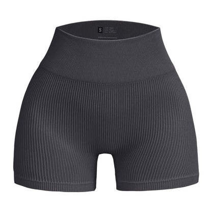 Shorts de canalé gris