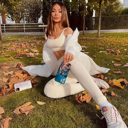 Leggings beige para el día a día